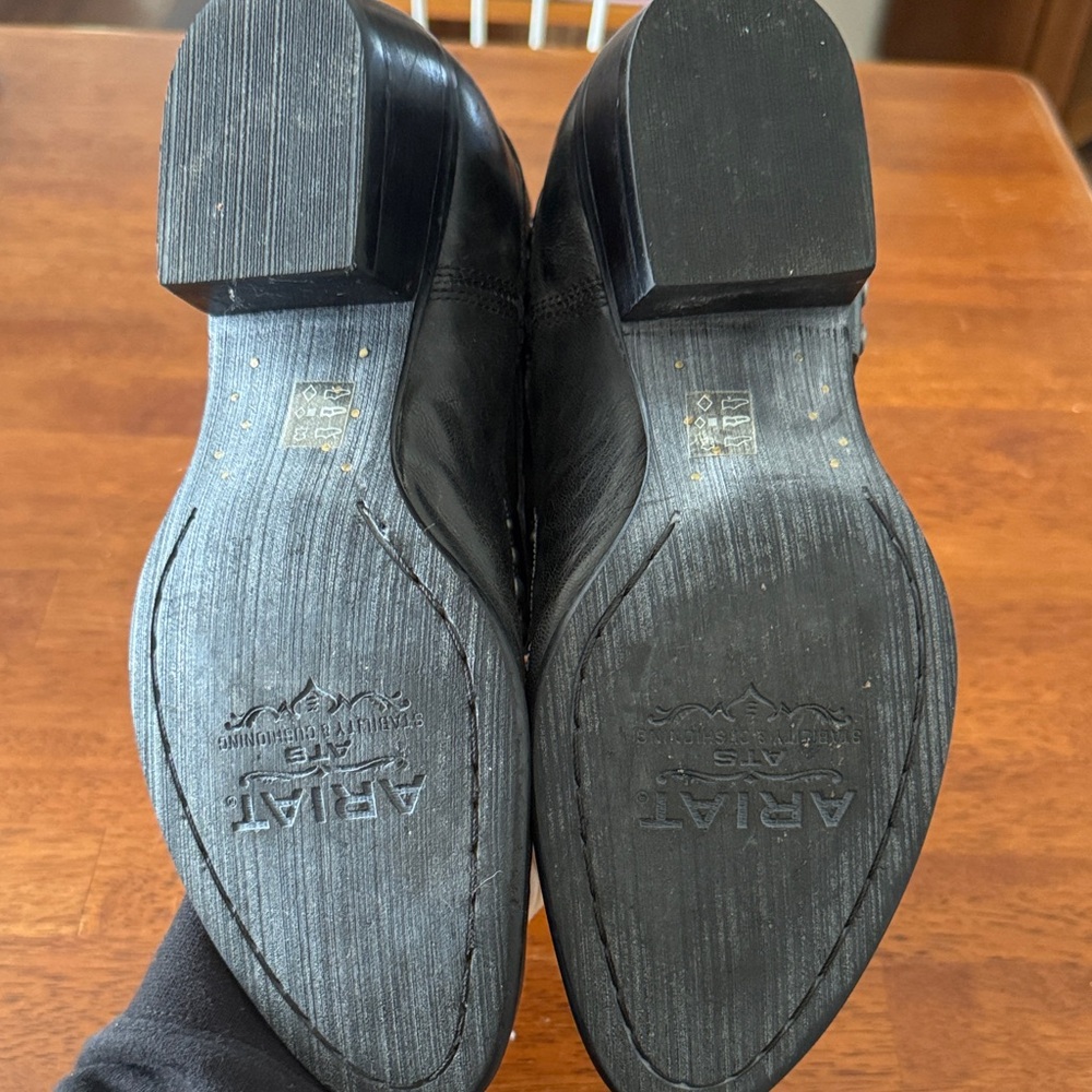 Ariat Black Studded Heeled Boots - Picture 3 of 4